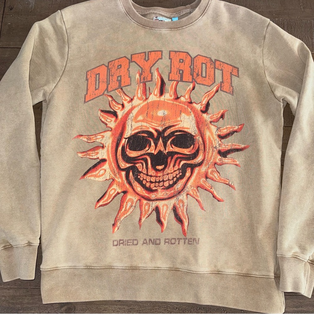 Dry rot dried and rotten sublime cotton crewneck